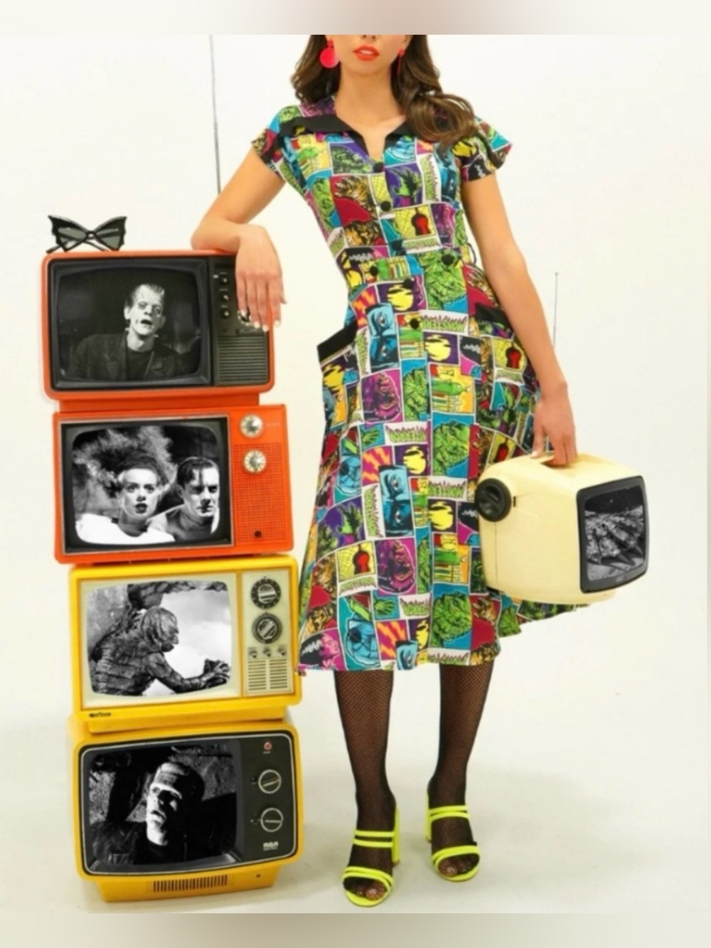 Universal studios vintage Comic Monster dress